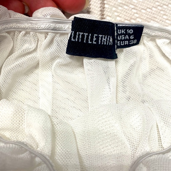 NEW cream bandage mesh dress - Picture 5 of 6